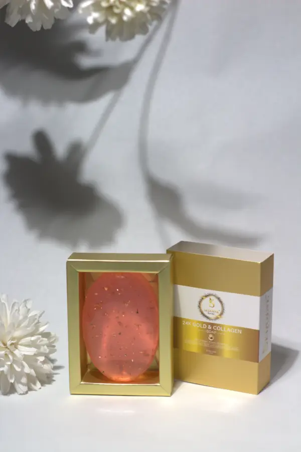 Savon Royal Glow 24K Or & Collagène – Visage & Corps – Image 4