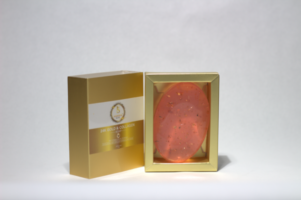Savon Royal Glow 24K Or & Collagène – Visage & Corps